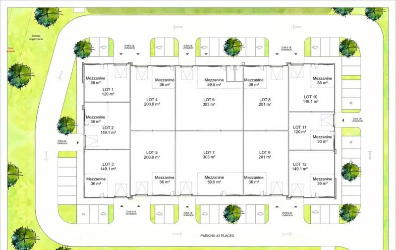 Local d'activités dans Obernai à vendre - Plan de site – Image 3 sur 3