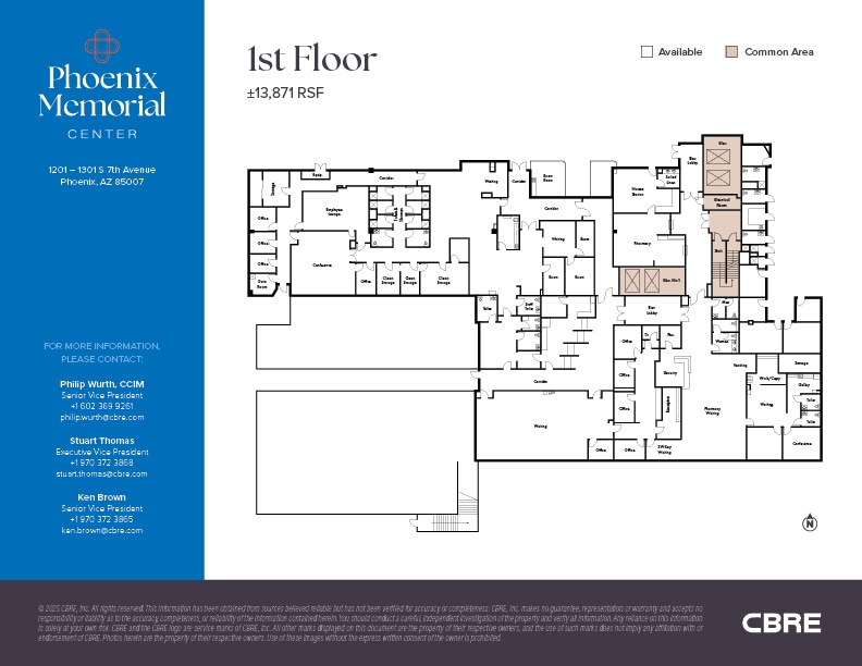 1201 S 7th Ave, Phoenix, AZ à louer Plan d’étage– Image 1 sur 1
