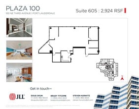 100 NE 3rd Ave, Fort Lauderdale, FL à louer Plan d’étage– Image 1 sur 1