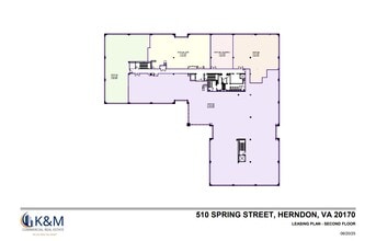510 Spring St, Herndon, VA à louer Plan d’étage– Image 1 sur 1