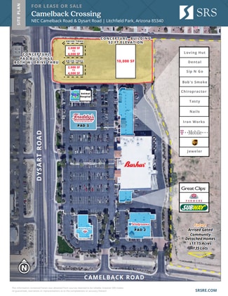 Plus de détails pour Nec Camelback Rd & Dysart Rd, Litchfield Park, AZ - Local commercial à louer