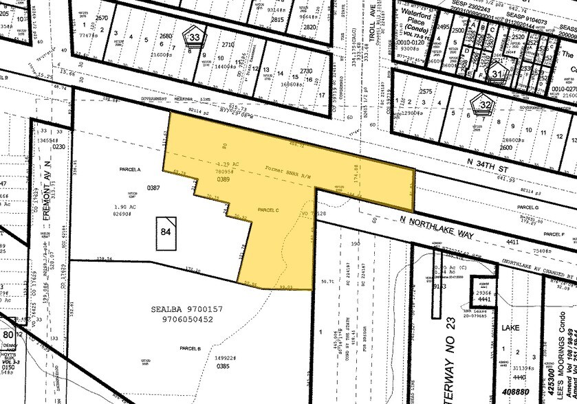 837 N 34th St, Seattle, WA à louer - Plan cadastral – Image 2 sur 8