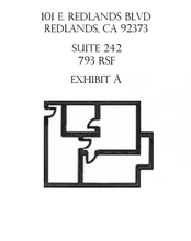 101 E Redlands Blvd, Redlands, CA à louer Plan d’étage– Image 1 sur 1
