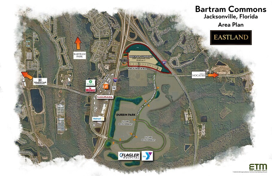 0 Racetrack Rd, Jacksonville, FL à louer - Plan de site – Image 2 sur 5