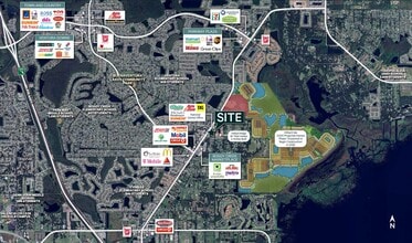2705 Simpson Rd, Kissimmee, FL - Vue aérienne vue de carte