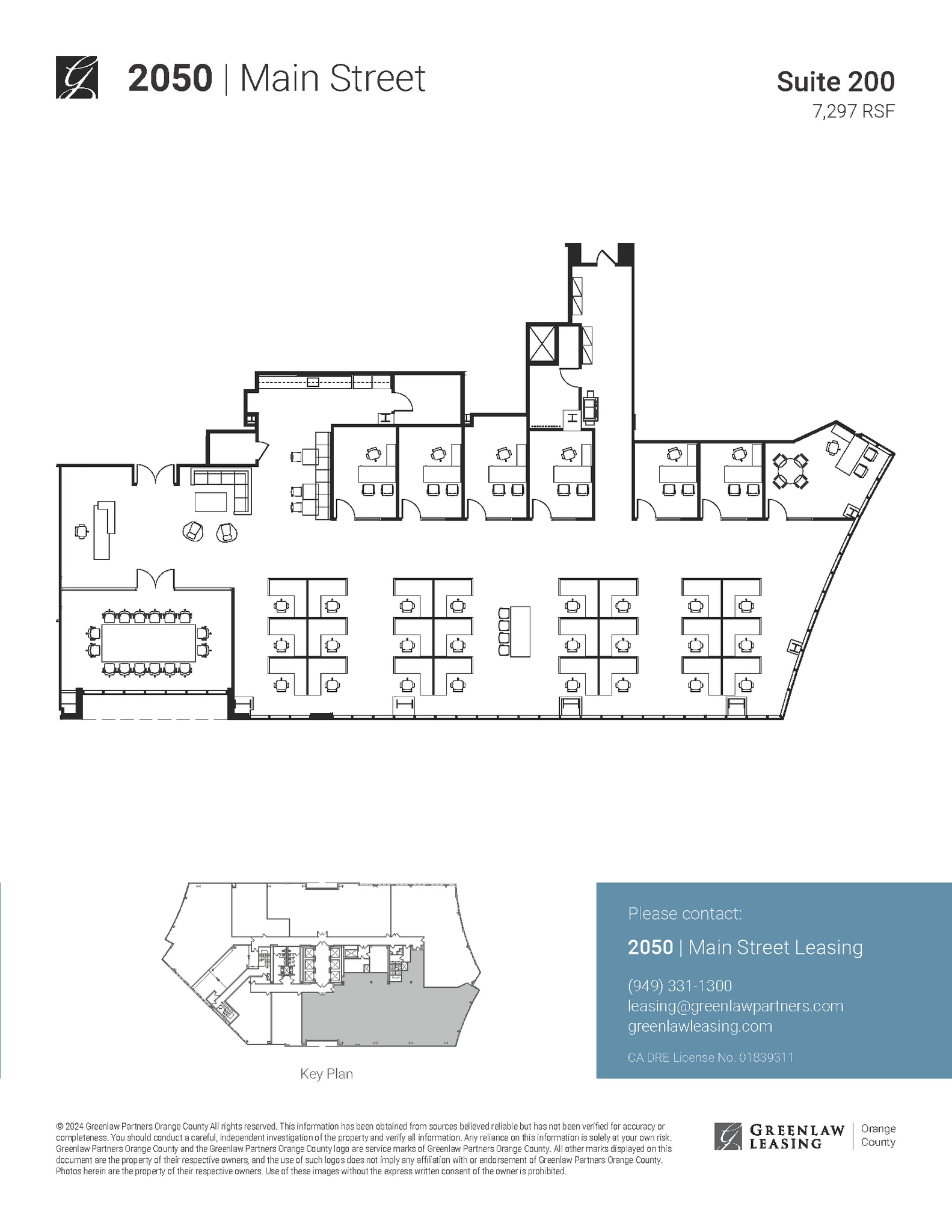 2040 Main St, Irvine, CA à louer Plan d’étage– Image 1 sur 1