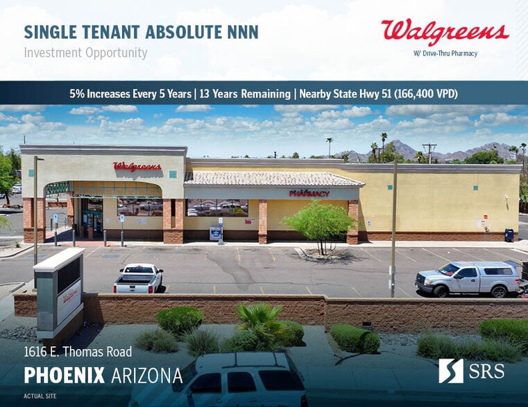 1616 E Thomas Rd, Phoenix, AZ à vendre - Photo principale – Image 1 sur 8
