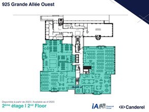 925 Alle Grande O, Québec, QC à louer Plan d’étage– Image 2 sur 2