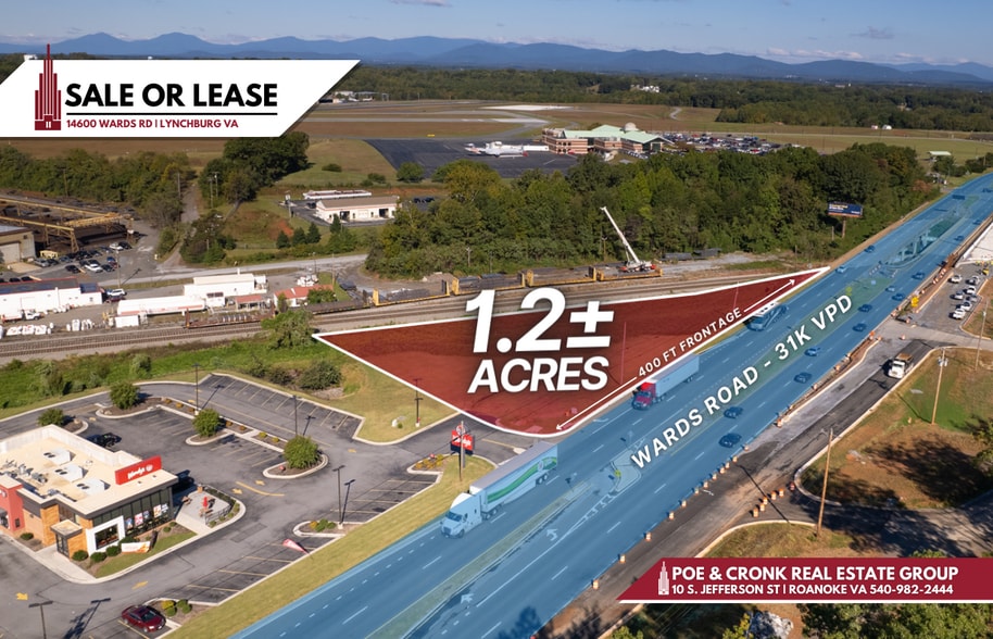 14600 Wards Rd, Lynchburg, VA à louer - Aérien – Image 1 sur 6