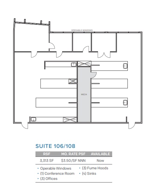 505 Coast Blvd S, La Jolla, CA à louer Plan d’étage– Image 1 sur 1
