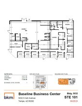 5024 S Ash Ave, Tempe, AZ à louer Plan d’étage– Image 1 sur 1