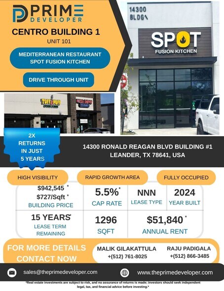 14300 Ronald Reagan Blvd, Cedar Park, TX à vendre - Photo de l’immeuble – Image 2 sur 22
