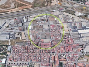 Quart de Poblet - Vue aérienne vue de carte