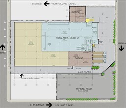 575 Manila Ave, Jersey City, NJ à louer Plan de site– Image 2 sur 2