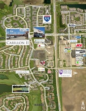 444-464 N Weber Rd, Romeoville, IL - Vue aérienne vue de carte - Image1
