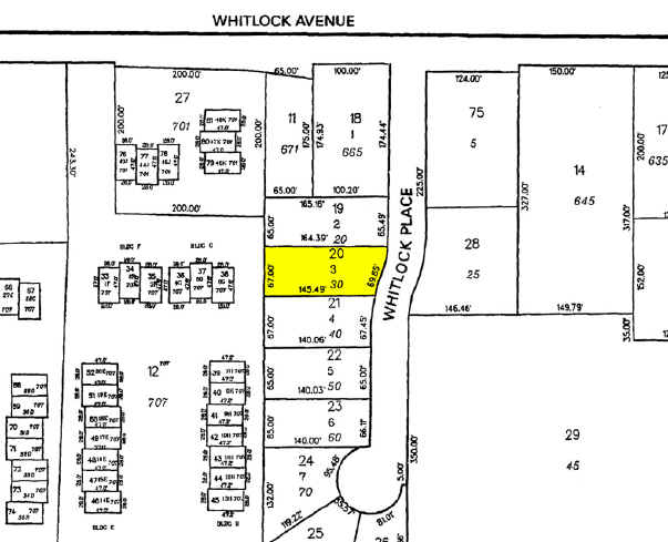 20 Whitlock Pl SW, Marietta, GA à louer - Plan cadastral – Image 2 sur 4