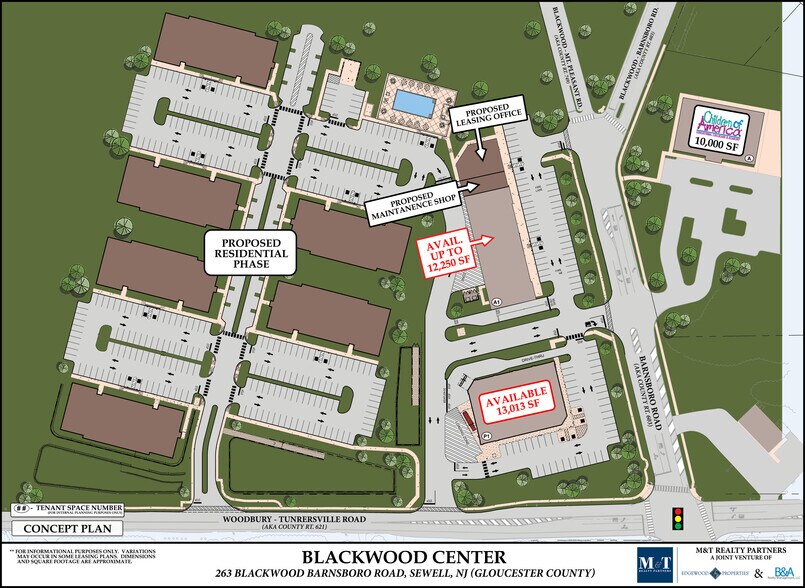263 Blackwood Barnsboro Rd, Sewell, NJ à louer - Plan de site – Image 2 sur 2