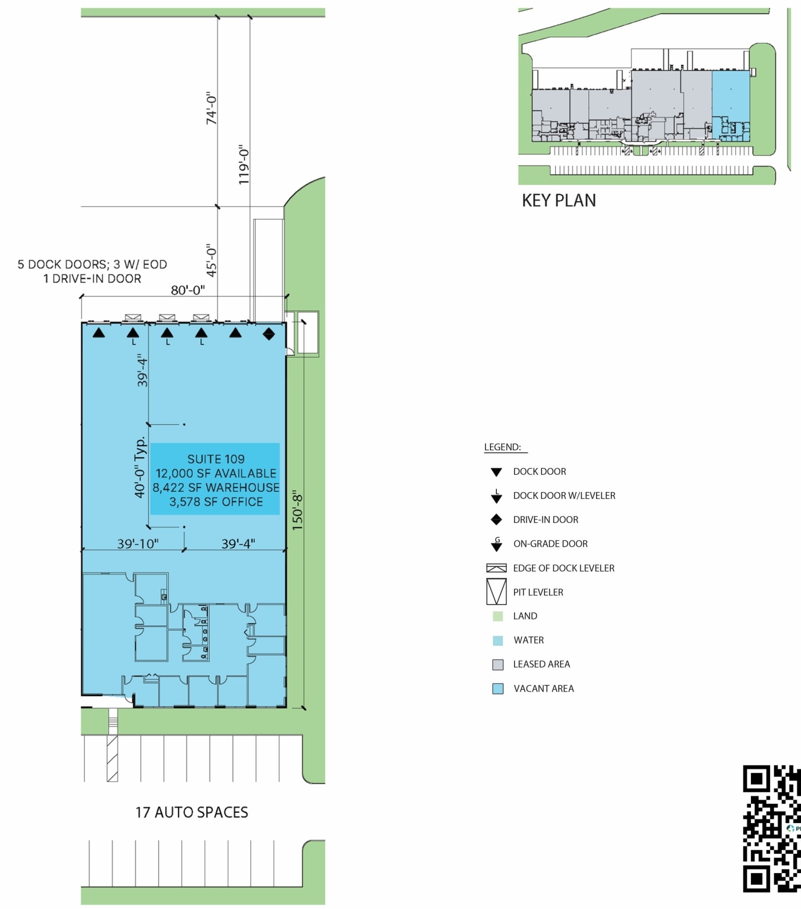 560 Atlanta S Pky, College Park, GA à louer Plan d’étage– Image 1 sur 1