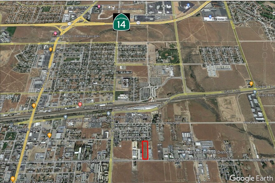 VAC/10th St/VIC Avenue P12, Palmdale, CA à vendre - Aérien – Image 3 sur 3