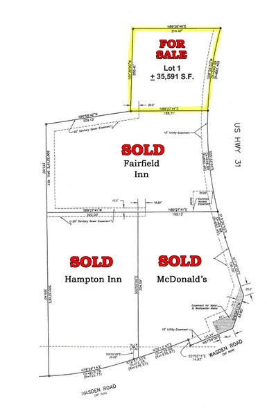US Hwy 31 & Wasden Rd, Hope Hull, AL à vendre - Photo de l’immeuble – Image 3 sur 4