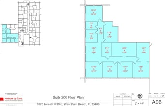 1860 Forest Hill Blvd, West Palm Beach, FL à louer Plan d’étage– Image 1 sur 1