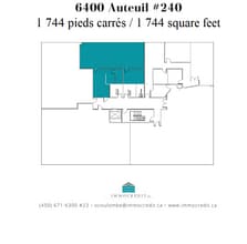 6400 Av Auteuil, Brossard, QC à louer Plan d’étage– Image 1 sur 1