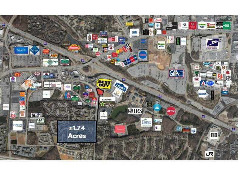 1701 Stanley Rd, Greensboro, NC à vendre - Aérien – Image 2 sur 4