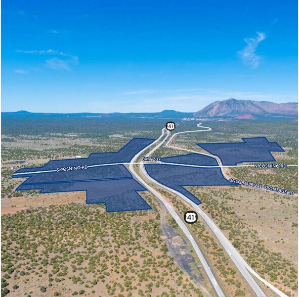 I-40 & Cosnino Road Interchange, Flagstaff, AZ à vendre - Aérien – Image 3 sur 3