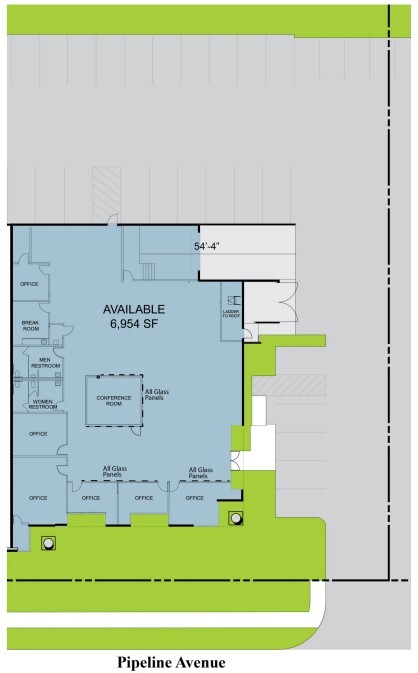 14335-14345 Pipeline Ave, Chino, CA à louer Plan d’étage– Image 1 sur 1