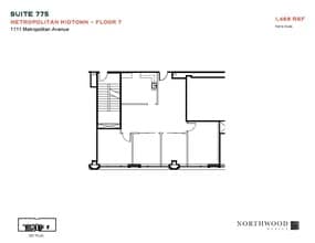 1111 Metropolitan Ave, Charlotte, NC à louer Plan d’étage– Image 1 sur 1
