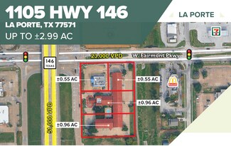 Plus de détails pour 1105 Highway 146 S, La Porte, TX - Terrain à vendre