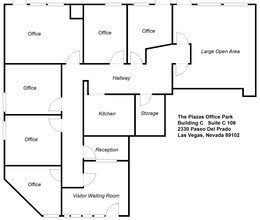 2310 Paseo Del Prado, Las Vegas, NV à louer Plan d’étage– Image 1 sur 1