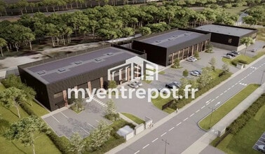 Signes - VUE AÉRIENNE vue de carte