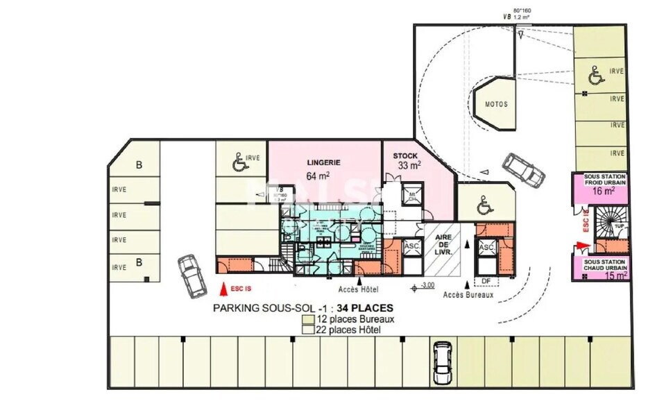 Bureau dans Lyon à louer - Plan d’étage – Image 3 sur 8