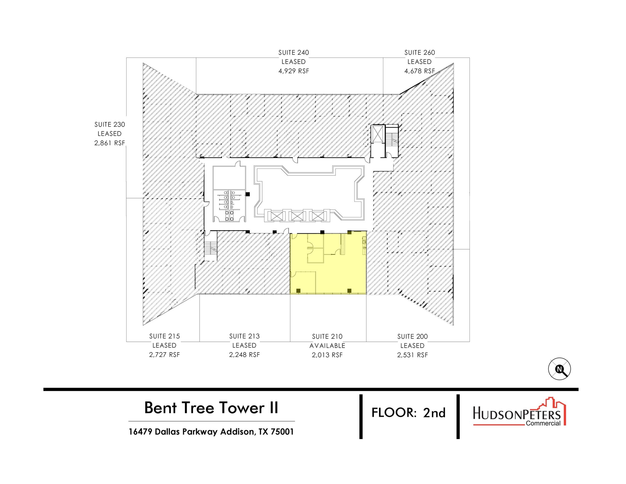 16479 Dallas Pky, Addison, TX à louer Plan d’étage– Image 1 sur 1