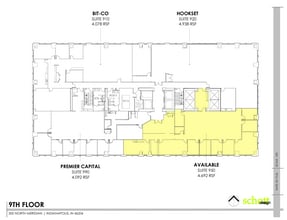300 N Meridian St, Indianapolis, IN à louer Plan d’étage– Image 1 sur 1