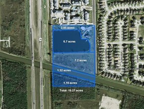 4000 CR 94, Pearland, TX - Vue aérienne vue de carte