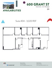 600 Grant St, Denver, CO à louer Plan de site– Image 1 sur 1