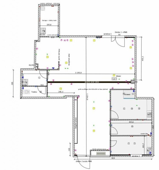 Local commercial dans Roquefort-les-Pins à vendre - Plan d’étage – Image 1 sur 3