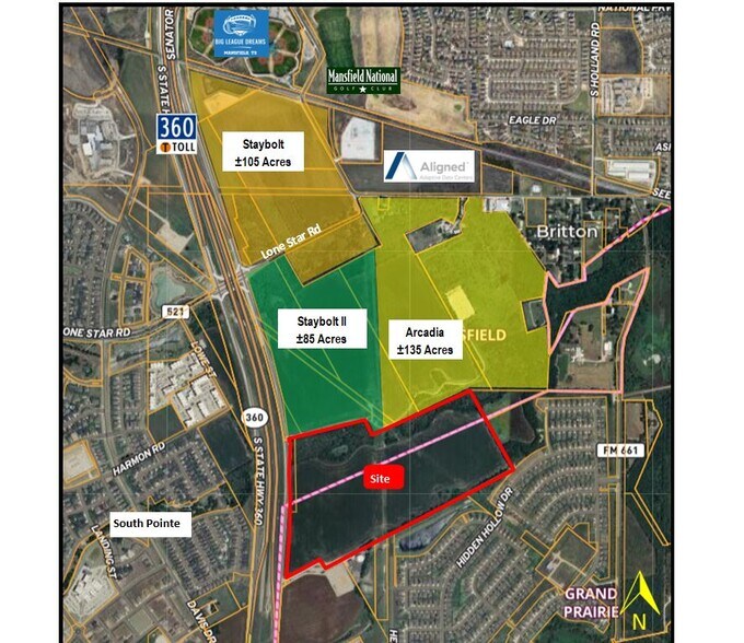 SEQ SH-360 Toll and Lone Star Road, Mansfield, TX à vendre - Aérien – Image 2 sur 2