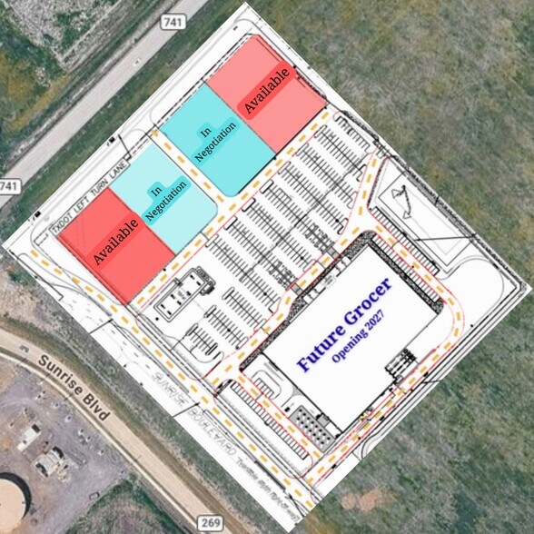 NEC of FM 2757 & FM 741, Crandall, TX à louer - Plan de site – Image 2 sur 4