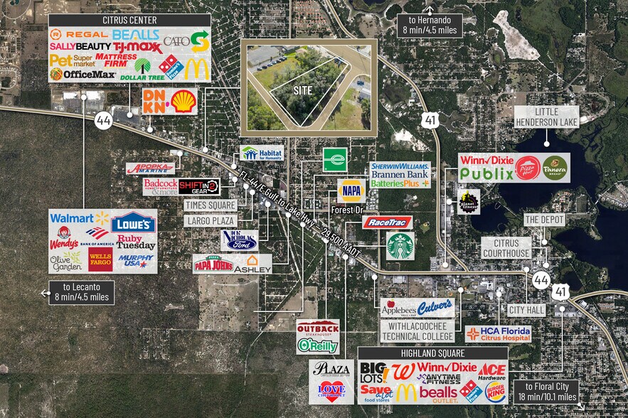 3413 E Gulf To Lake Hwy, Inverness, FL à vendre - Photo de l’immeuble – Image 2 sur 40