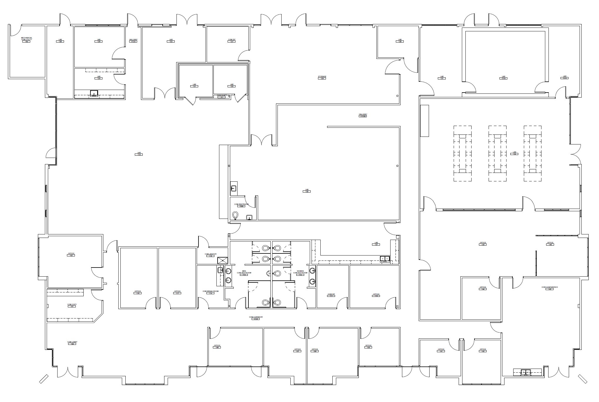 3510 Dunhill St, San Diego, CA à louer Plan d’étage– Image 1 sur 1