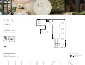 40 E Huron St, Chicago, IL à louer Plan d’étage– Image 2 sur 6