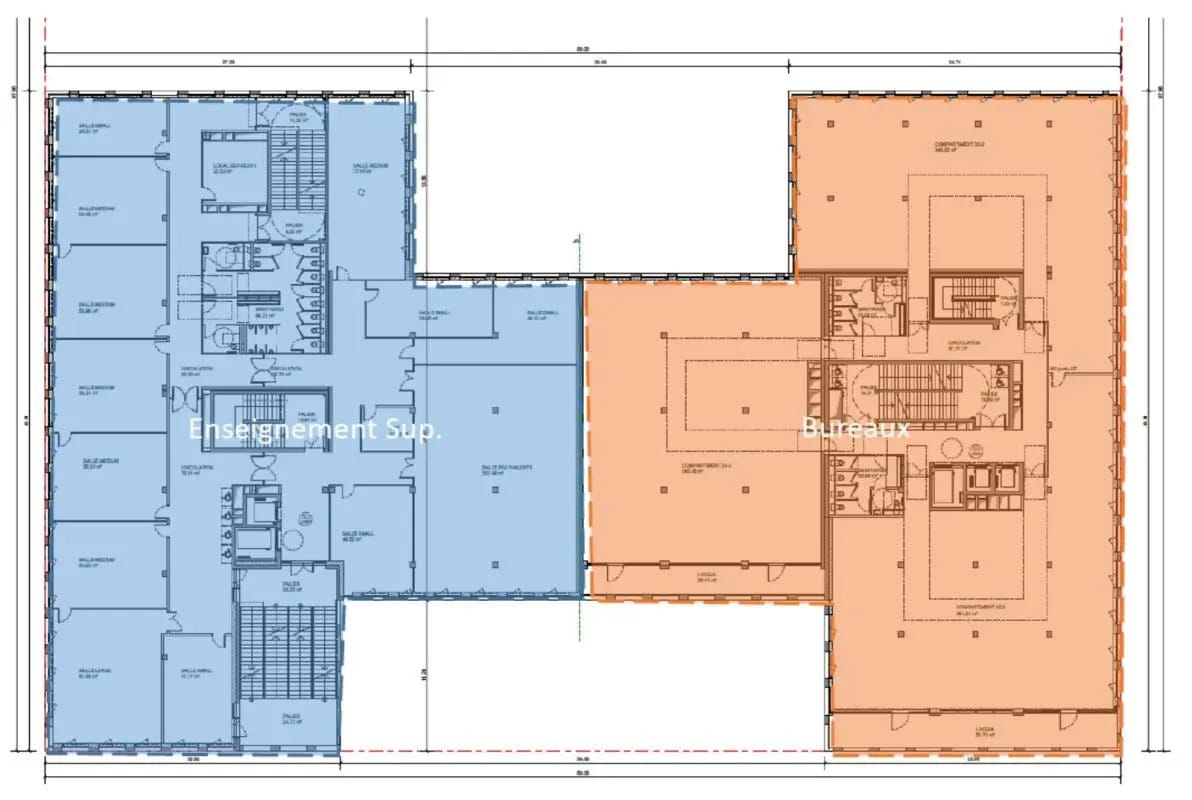 26-36 Rue Du Tonkin, Villeurbanne à louer Plan d’étage– Image 1 sur 1