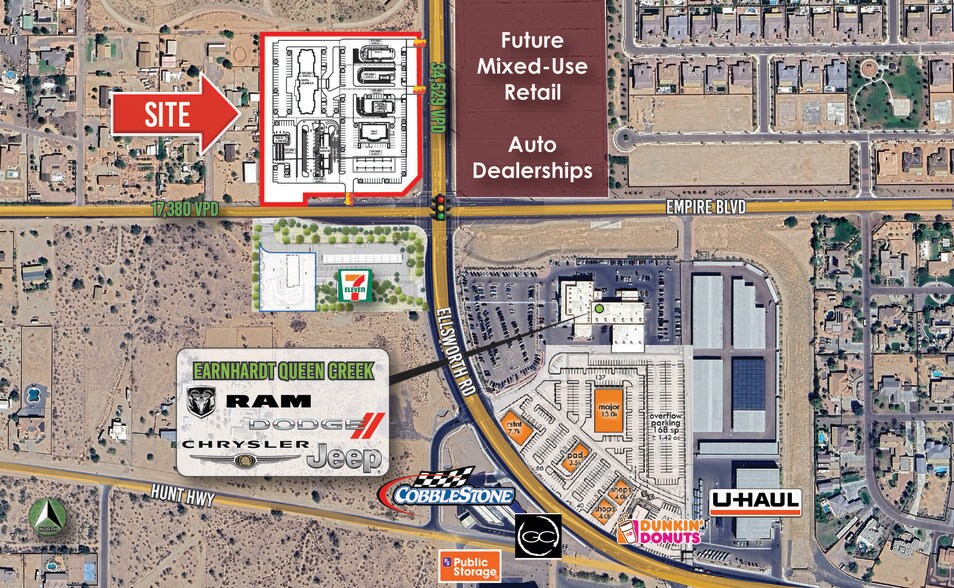 NWC Ellsworth Rd & Empire Blvd, Queen Creek, AZ à vendre - Photo de l’immeuble – Image 3 sur 3