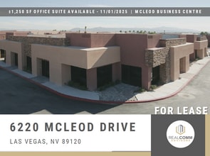 6220 McLeod Dr, Las Vegas, NV à louer Photo de l’immeuble– Image 1 sur 4