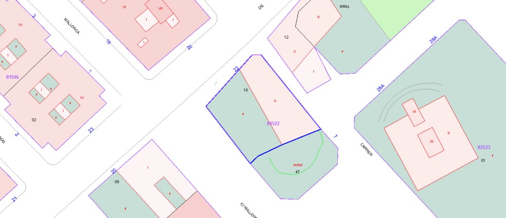 Carrer Polo de Bernabé, 22, Vila-real, Castellón à vendre - Plan cadastral – Image 2 sur 2
