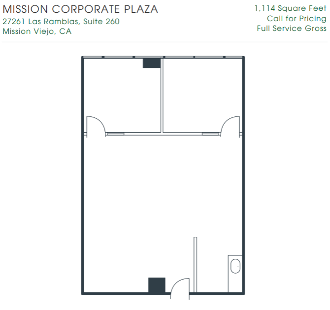 27261 Las Ramblas, Mission Viejo, CA à louer Plan d’étage– Image 1 sur 4