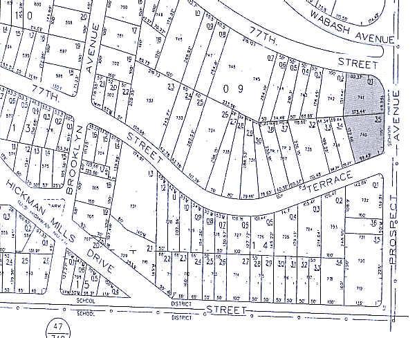 7714 Prospect Ave, Kansas City, MO à vendre - Plan cadastral – Image 3 sur 3